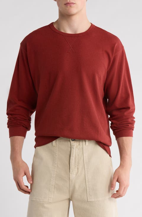 Oversize Crewneck Thermal Top