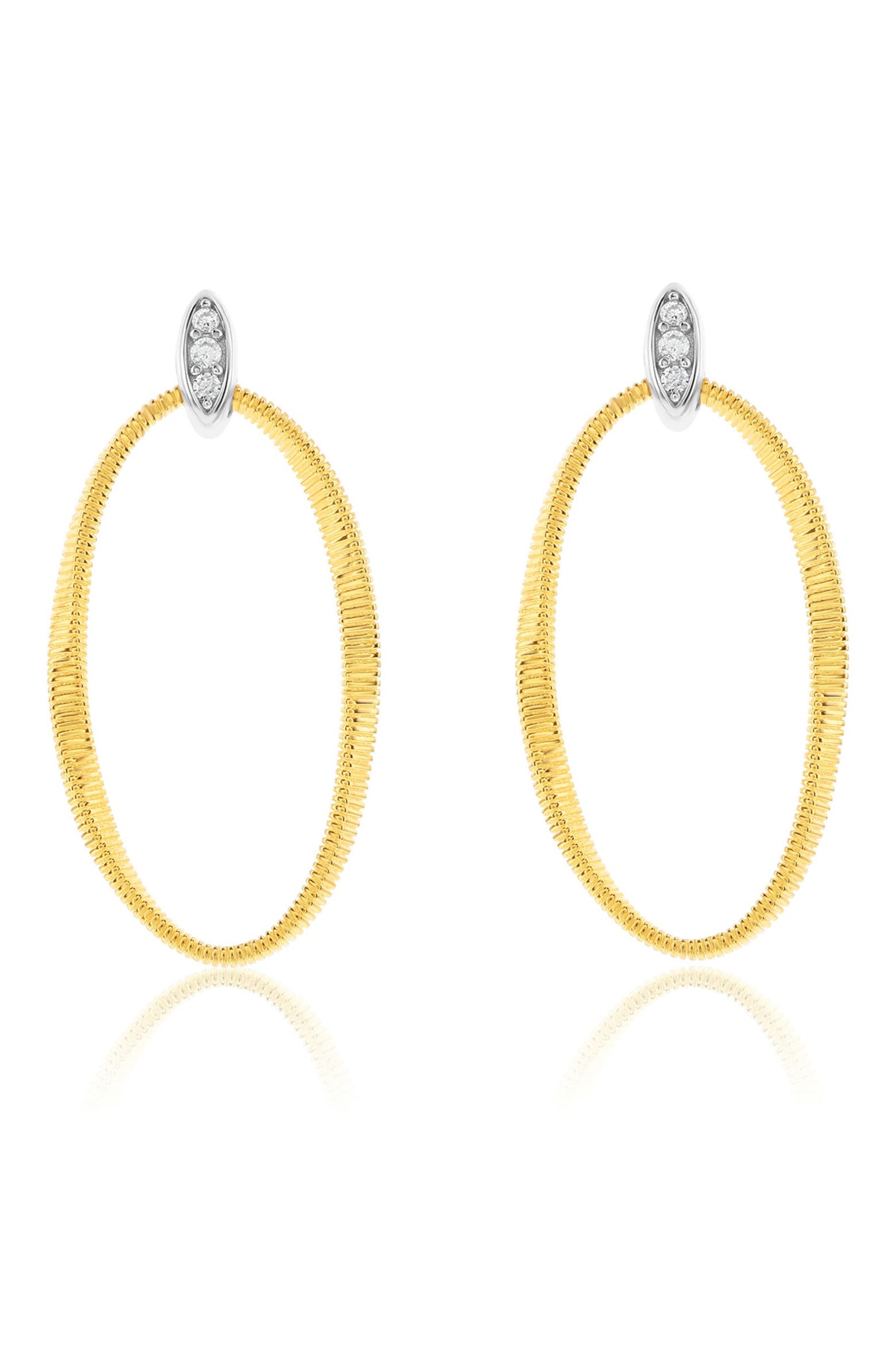 Helix Color Codes SUZY LEVIAN Golden Helix Oval Drop Earrings (Women) | Nordstromrack