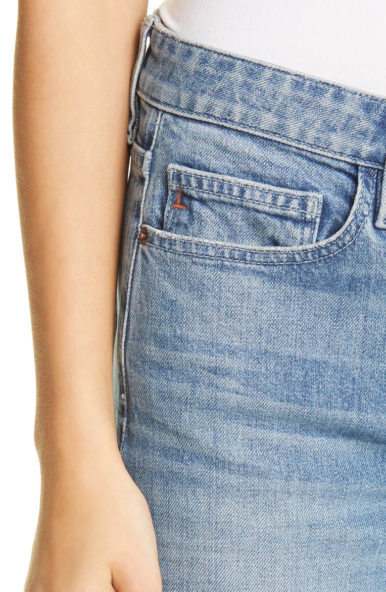 Lafayette 148 New York High Waist Wide Leg Jeans, Alternate, color, Faded Skyline