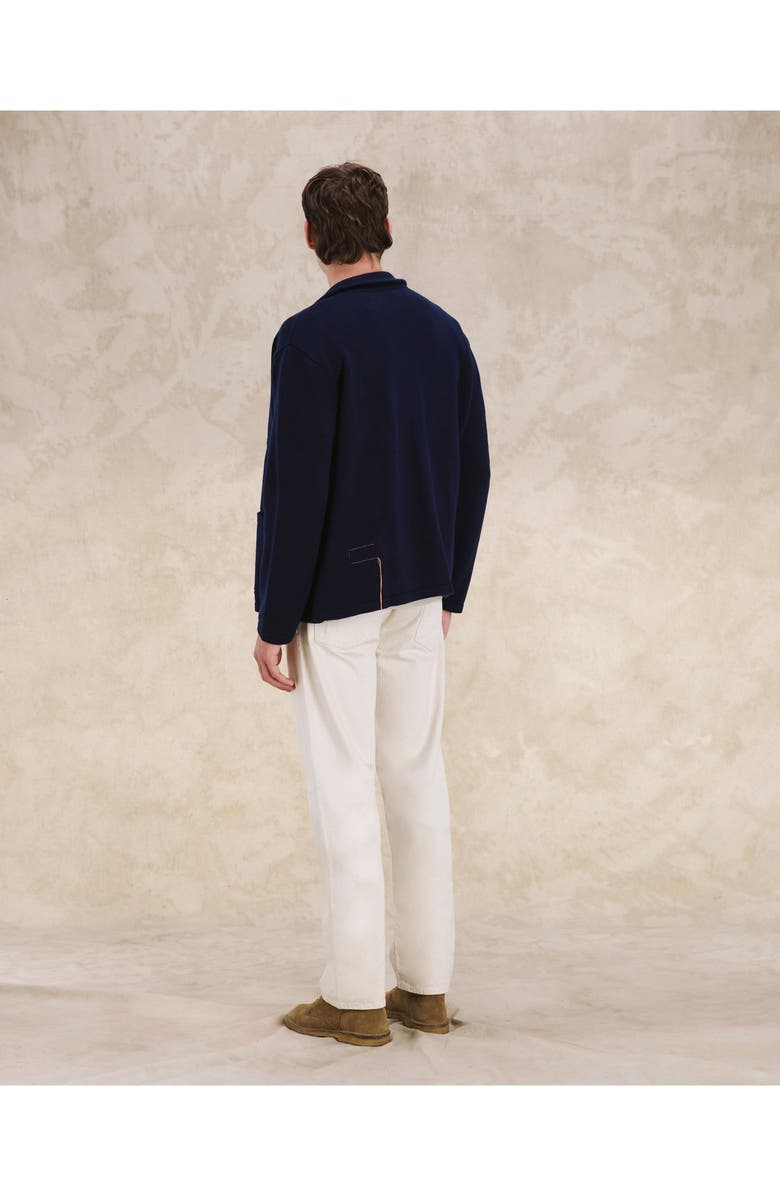 Fortela Beta Merino Wool Cardigan, Alternate, color, Navy Blue