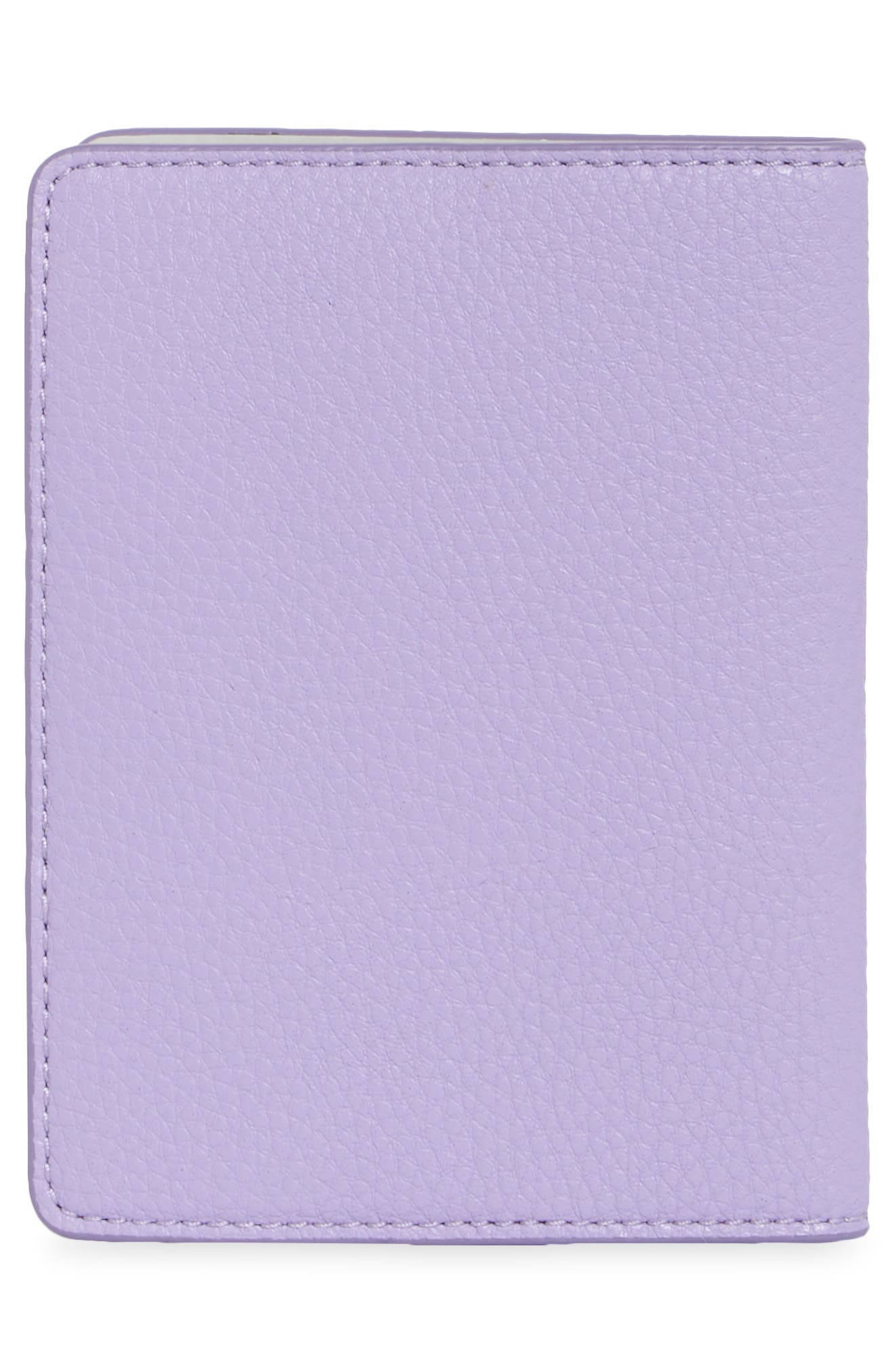 Bold Logo Leather Passport Case