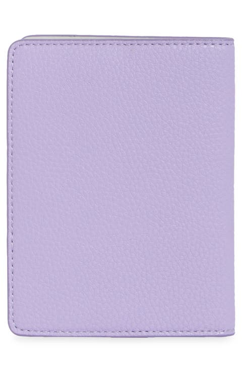 Bold Logo Leather Passport Case