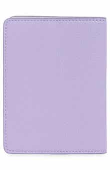 Bold Logo Leather Passport Case