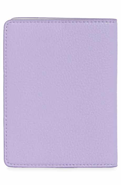 Bold Logo Leather Passport Case
