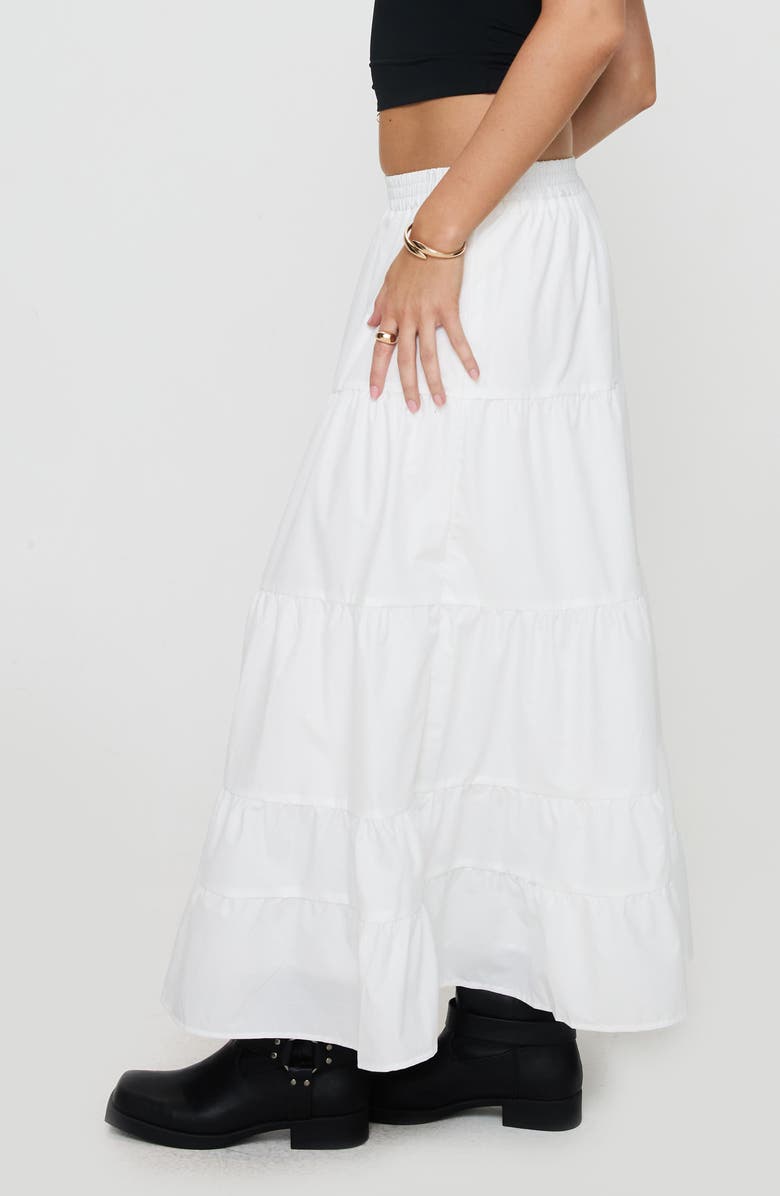 Princess Polly Garden Party Maxi Skirt, Alternate, color, White