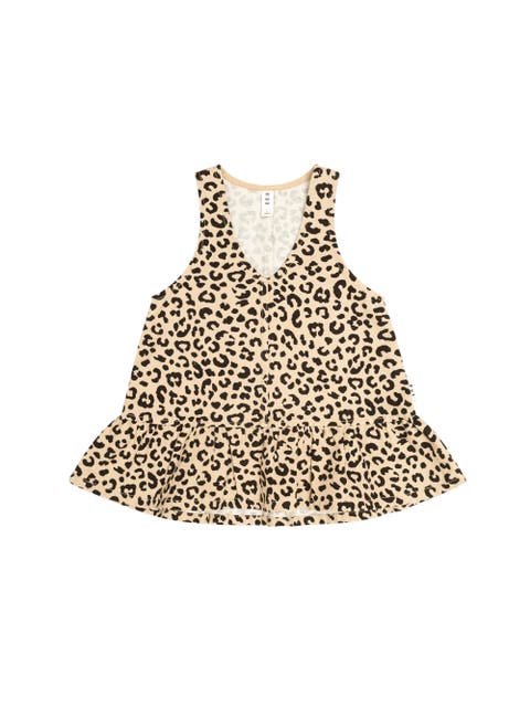 Leopard Frill Dress