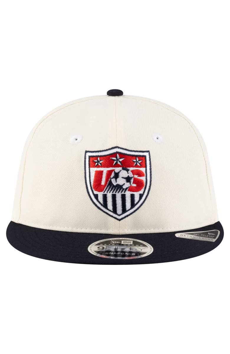 New Era Men's New Era Cream USMNT 1995 Retro-Crown 9FIFTY Adjustable Hat, Alternate, color, Cream