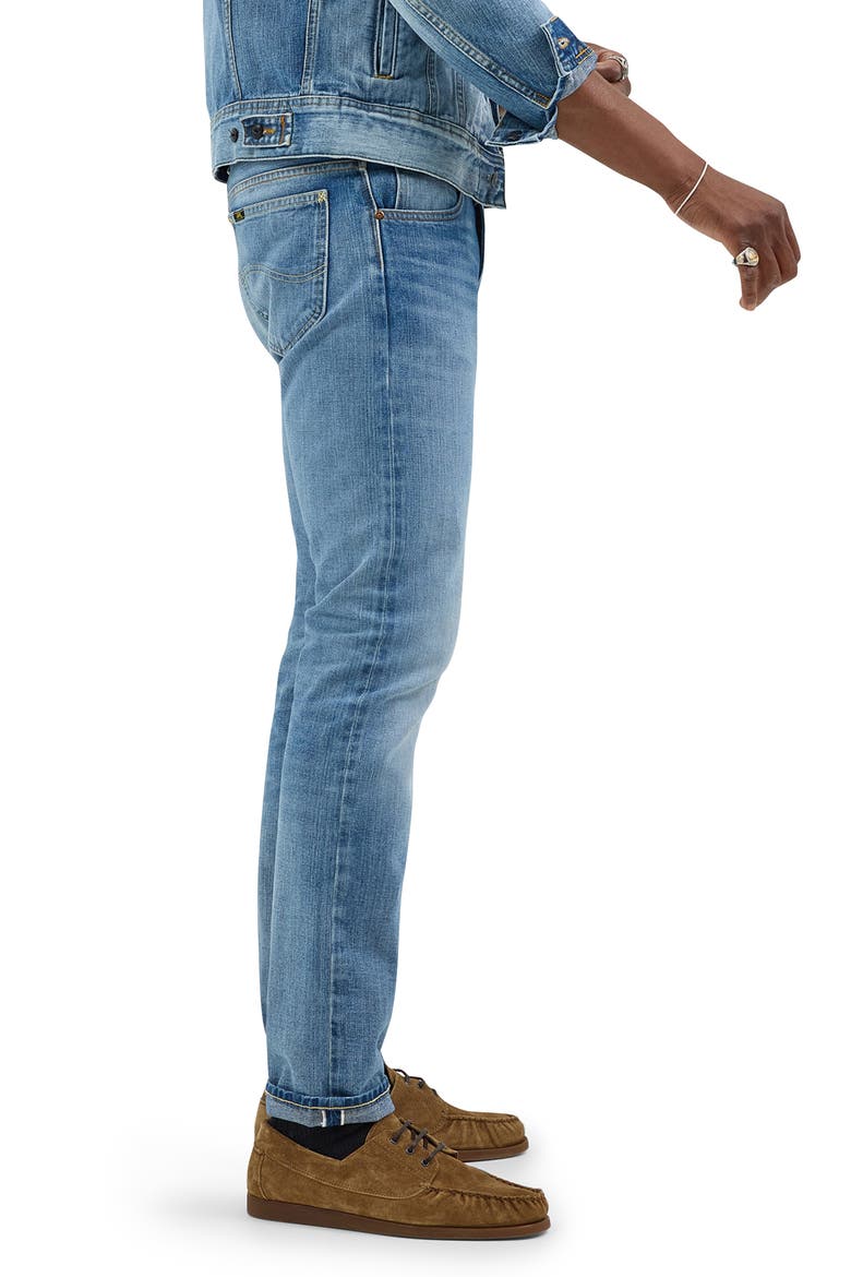 Rider Stretch Slim Straight Leg Jeans, Alternate, color, WASHED OLIVER