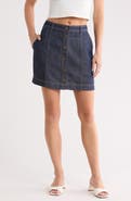 Bella Dahl Seamed Button Front Miniskirt