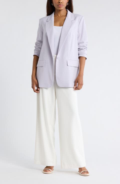 Oversize Peak Lapel Blazer