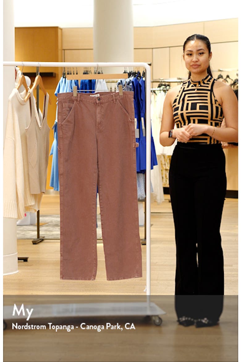 Straight Leg Carpenter Jeans video