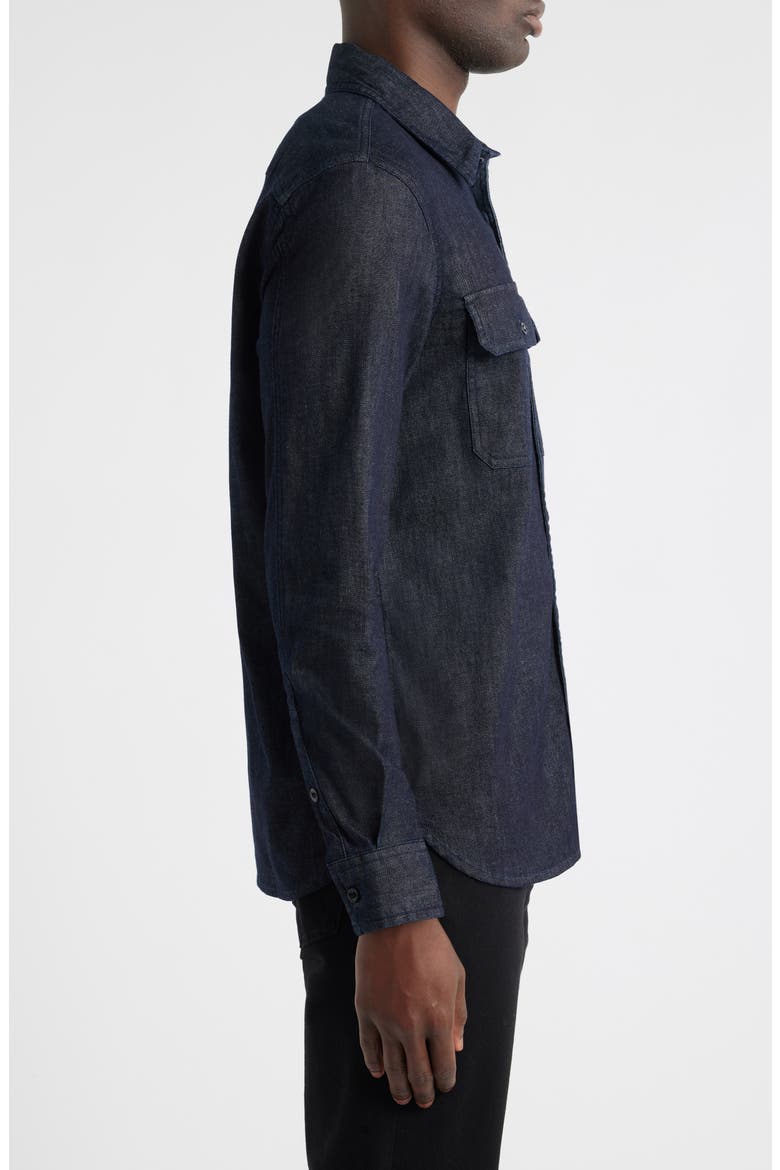 Aiden Denim Utility Button-Up Shirt, Alternate, color, FIGUEROA