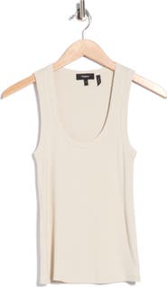 Theory Scoop Neck Ribbed Tank