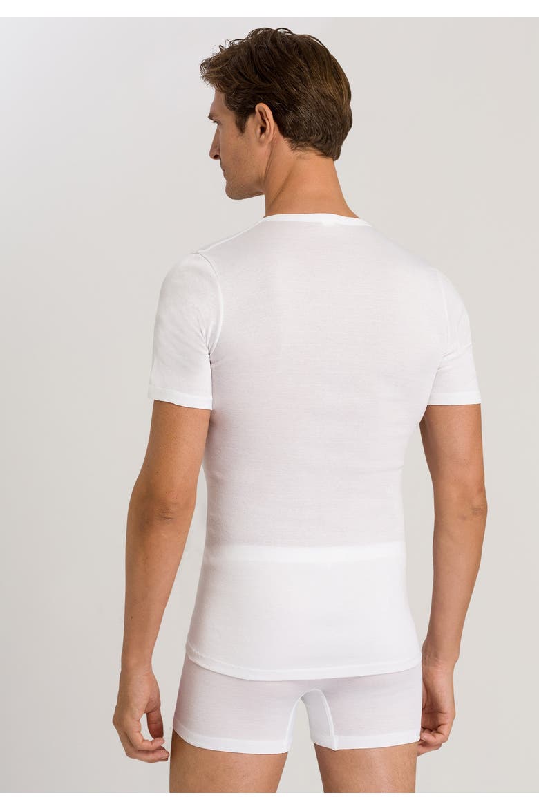 Cotton Pure Fitted Cotton Crew Neck T-Shirt, Alternate, color, White