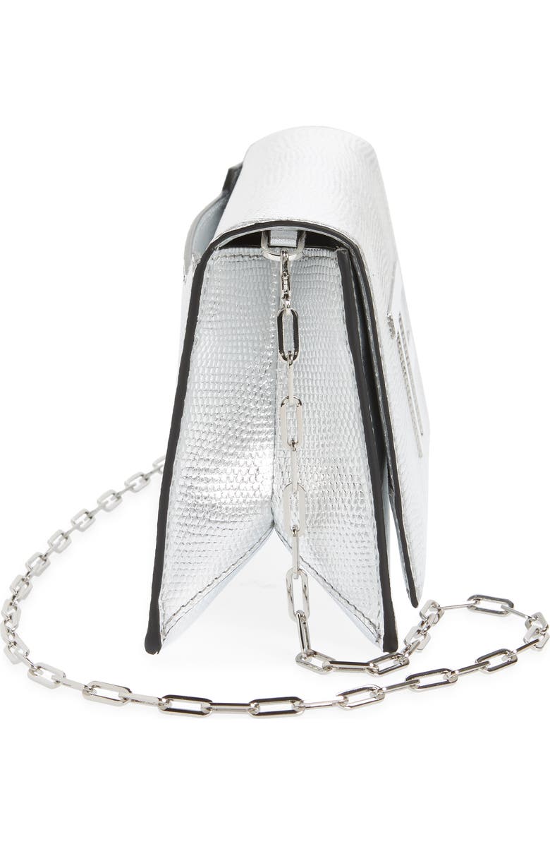 TOM FORD Disco Lizard Embossed Metallic Leather Crossbody Bag, Alternate, color,