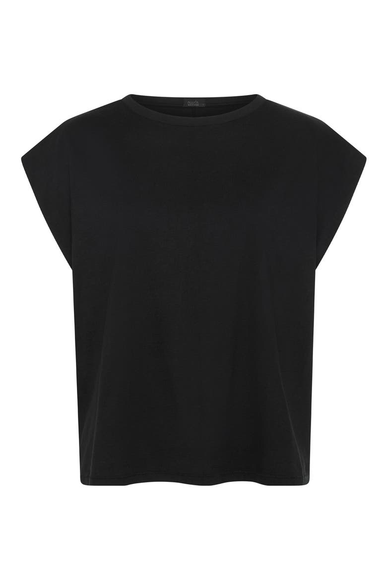 Muscle Cotton T-Shirt, Alternate, color, BLACK