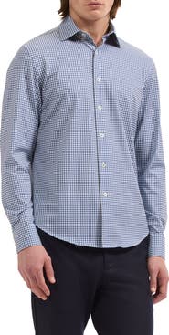 Bugatchi James OoohCotton® Gingham Button-Up Shirt