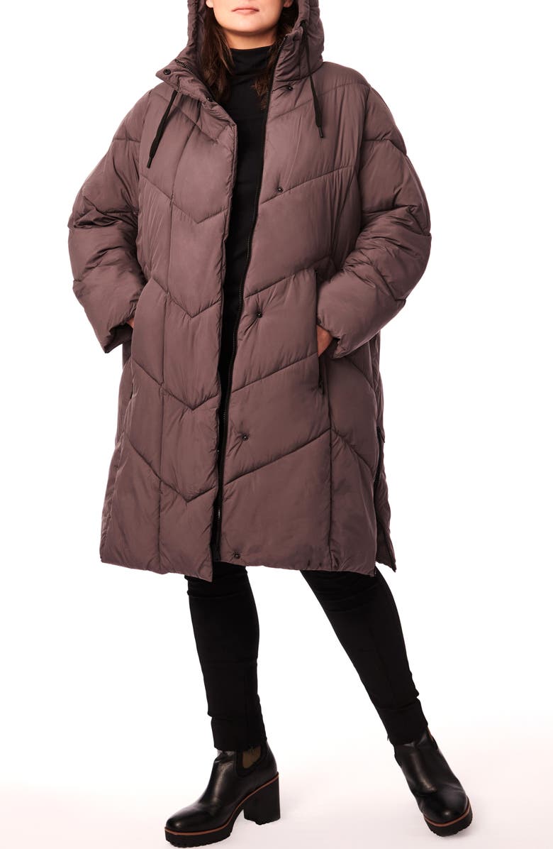 Bernardo Hooded Puffer Coat, Alternate, color, 