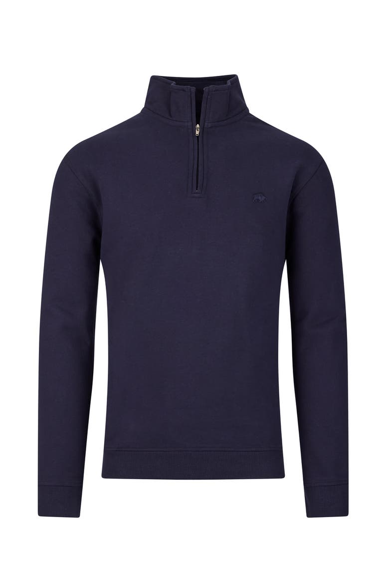 Jersey Quarter Zip Sweat, Alternate, color, Navy