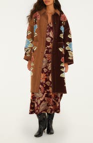 FARM Rio Mixed Delhi Floral Midi Dress
