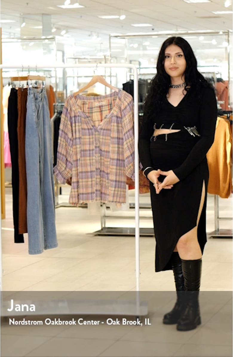 Lucy Plaid Swing Shirt, sales video thumbnail