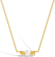 In Season Jewelry Pearl Stranded Women's Necklace