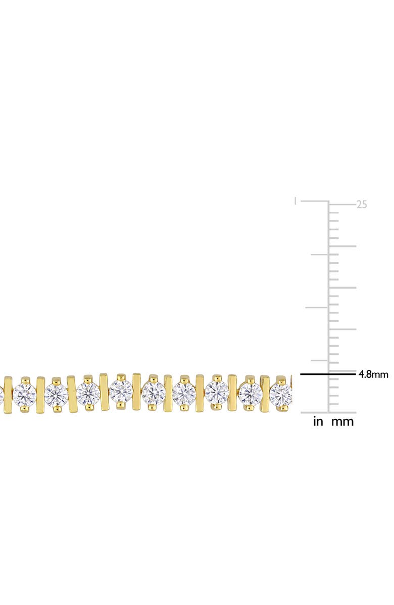 Julianna B. Moissanite Tennis Bracelet Yellow-Silver, Alternate, color, Yellow-Plated