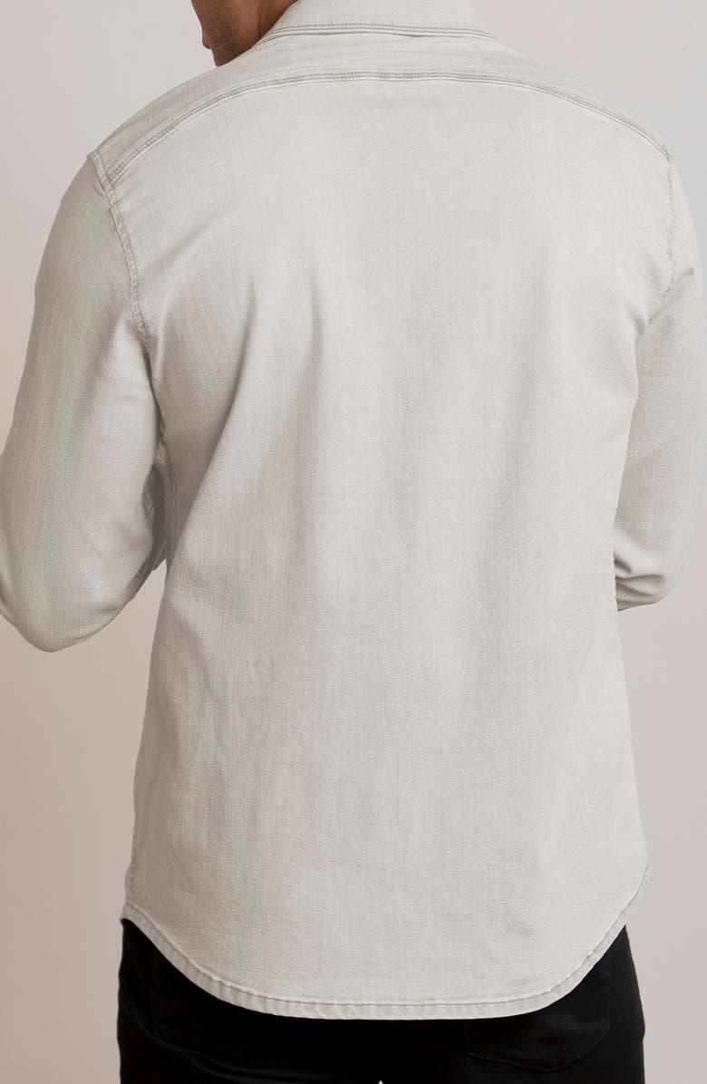 CANYON OF HEROES Stretch Western Canvas Shirt, Alternate, color, Birch