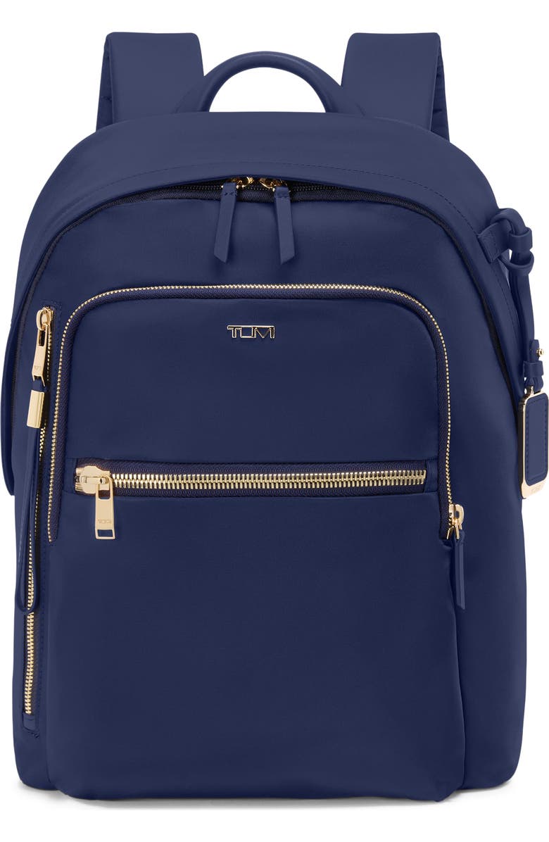 TUMI Halsey Backpack, Main, color, Indigo/ Light Gold