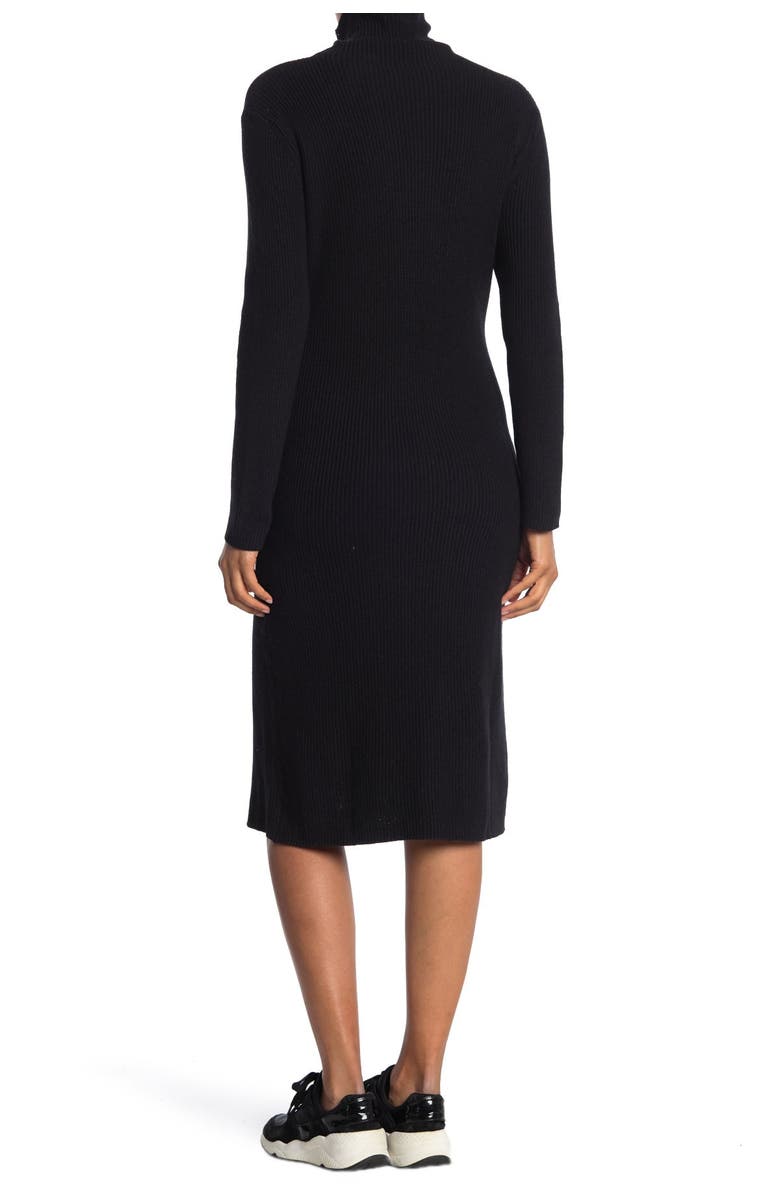 Abound Ribbed Mock Neck Midi Dress, Alternate, color, 