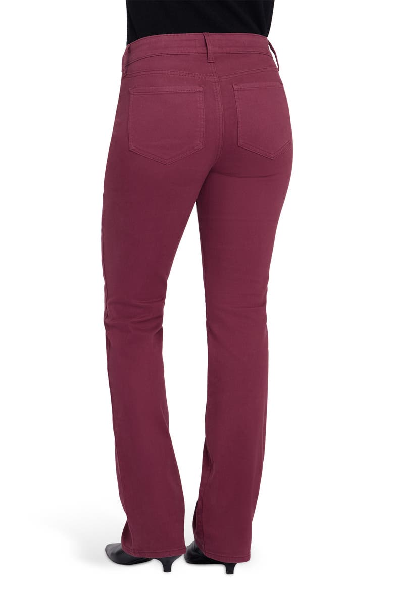 Barbara Bootcut Jeans, Alternate, color, TRUE BURGUNDY
