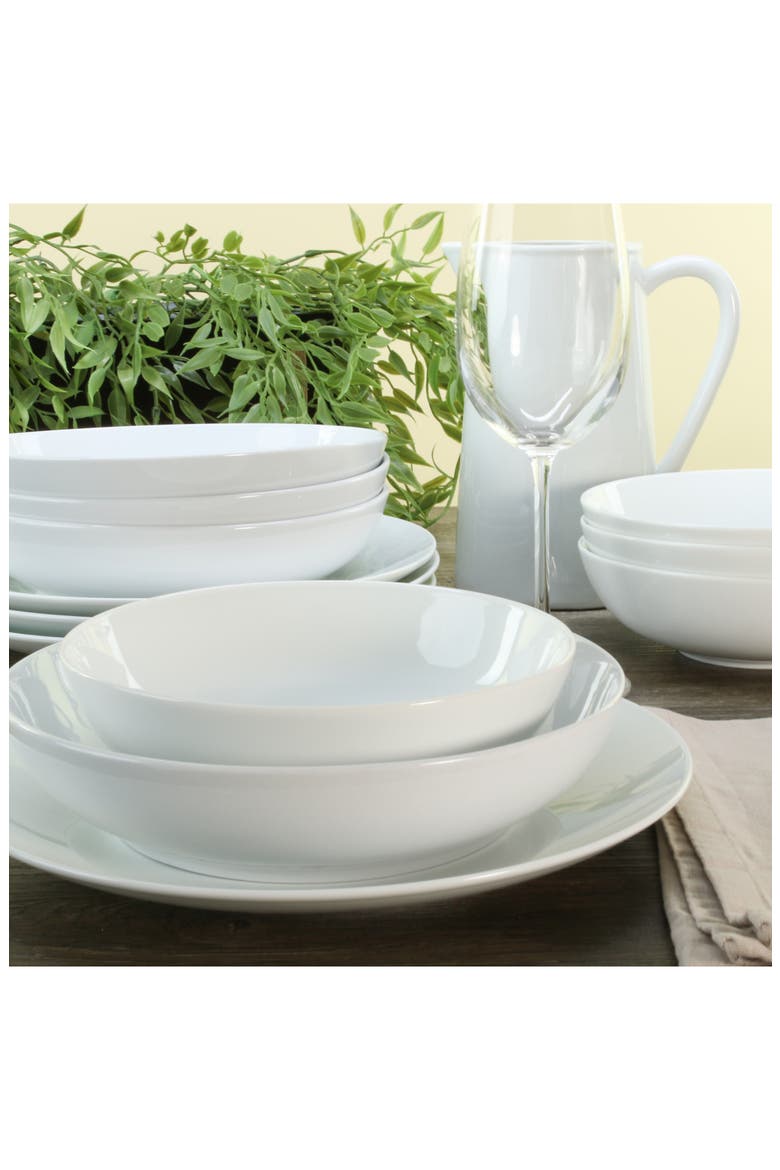 12-Piece Coupe Bowl Set, Alternate, color, WHITE