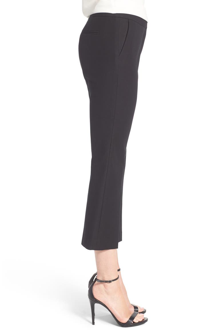 Crop Flare Pants, Alternate, color, BLACK