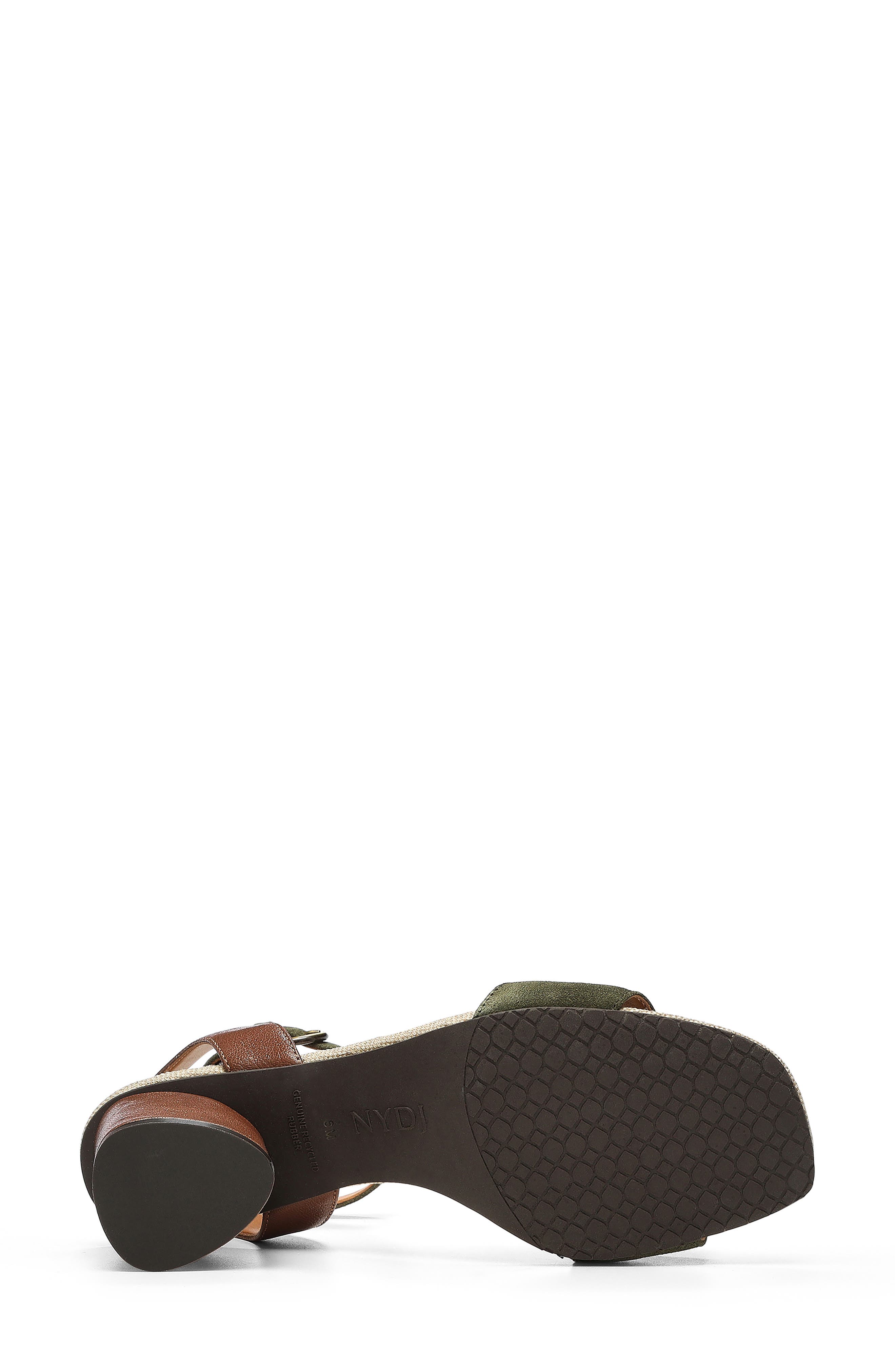Georgia Ankle Strap Sandal, Alternate, color, MOSS