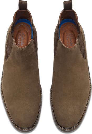 Clarks Men’s レザーブーツJaxen Chelsea Amazon.com | Clarks Men's Jaxen Easy Chelsea Boot, Brown