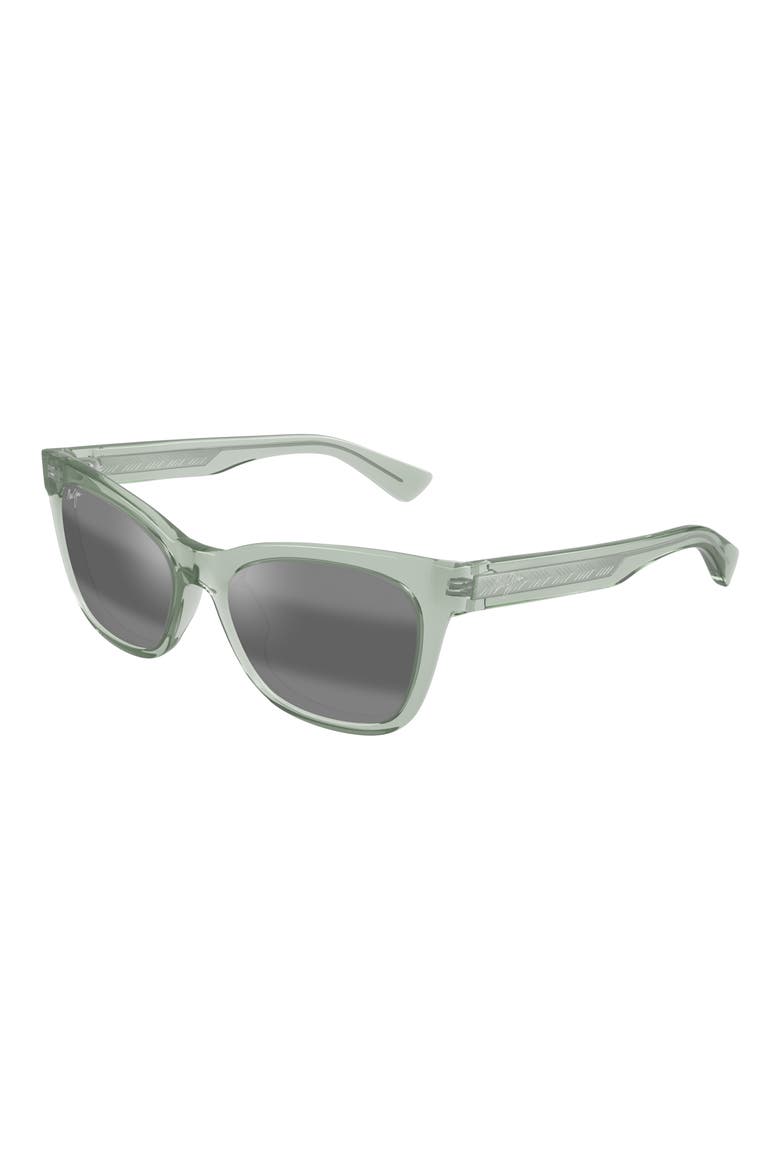 Hiwahiwa 54mm PolarizedPlus2® Wrap Sunglasses, Alternate, color, GREEN