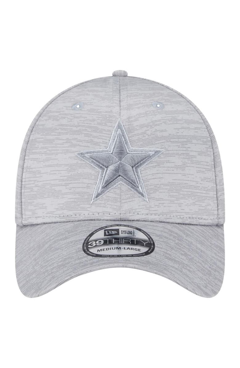 New Era Men's New Era Gray Dallas Cowboys  Active Tech 39THIRTY Flex Hat, Alternate, color, 