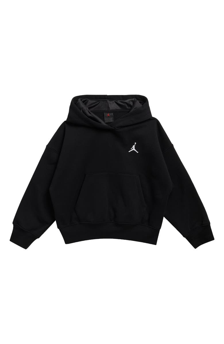 Jordan Kids' Brooklyn Fleece Hoodie, Main, color, Black