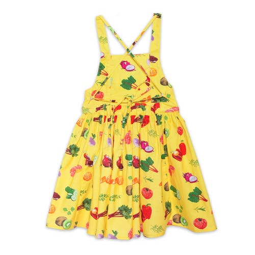Worthy Threads Girls Tie Back Dress In Farmer's Market