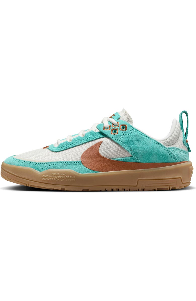 Nike Kids' SB Day One Skate Sneaker, Alternate, color, 301 Green Frost/Phantom/Gum Light Brown/Dark Russet