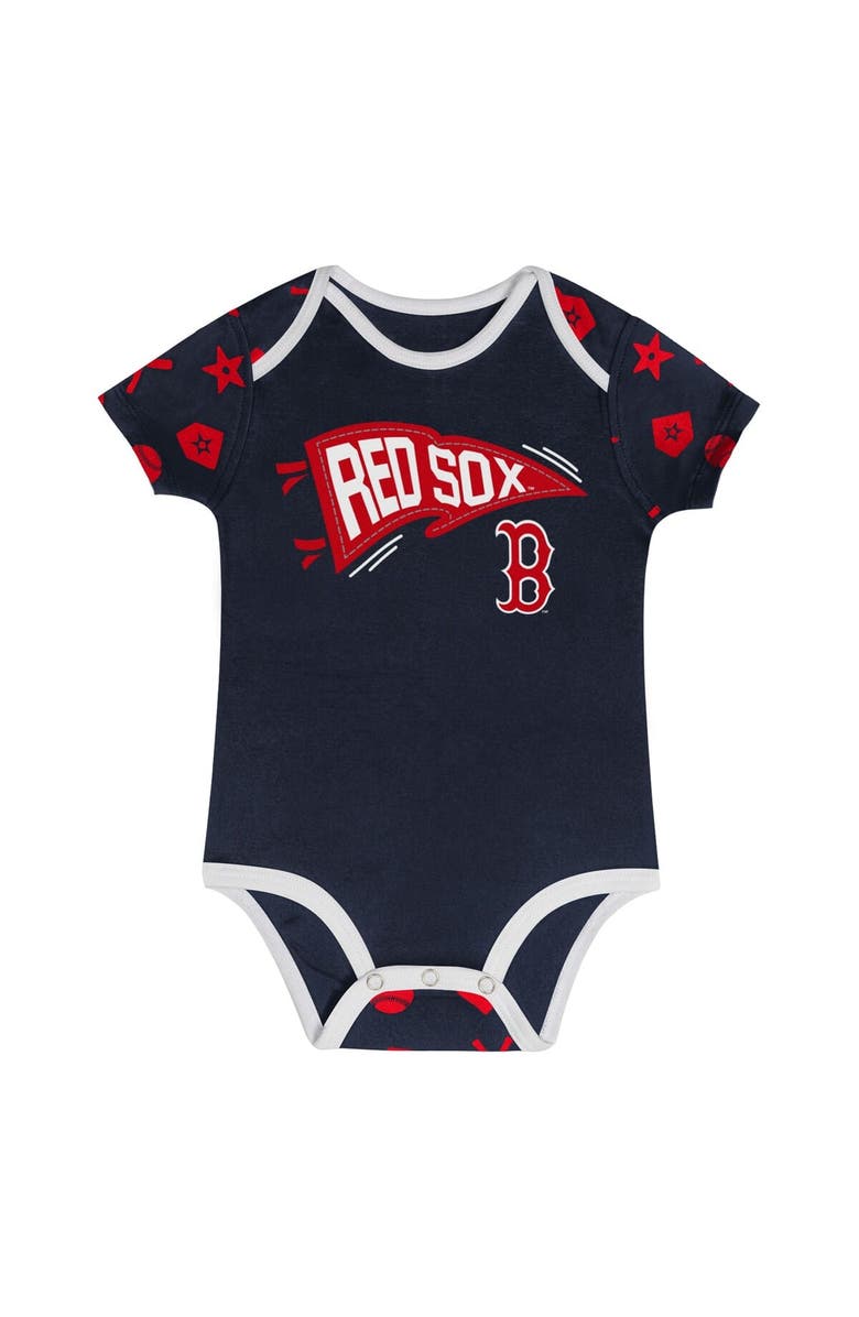 Outerstuff Infant  Navy Boston Red Sox On Deck 2-Piece Diaper Cover Set, Alternate, color, Navy