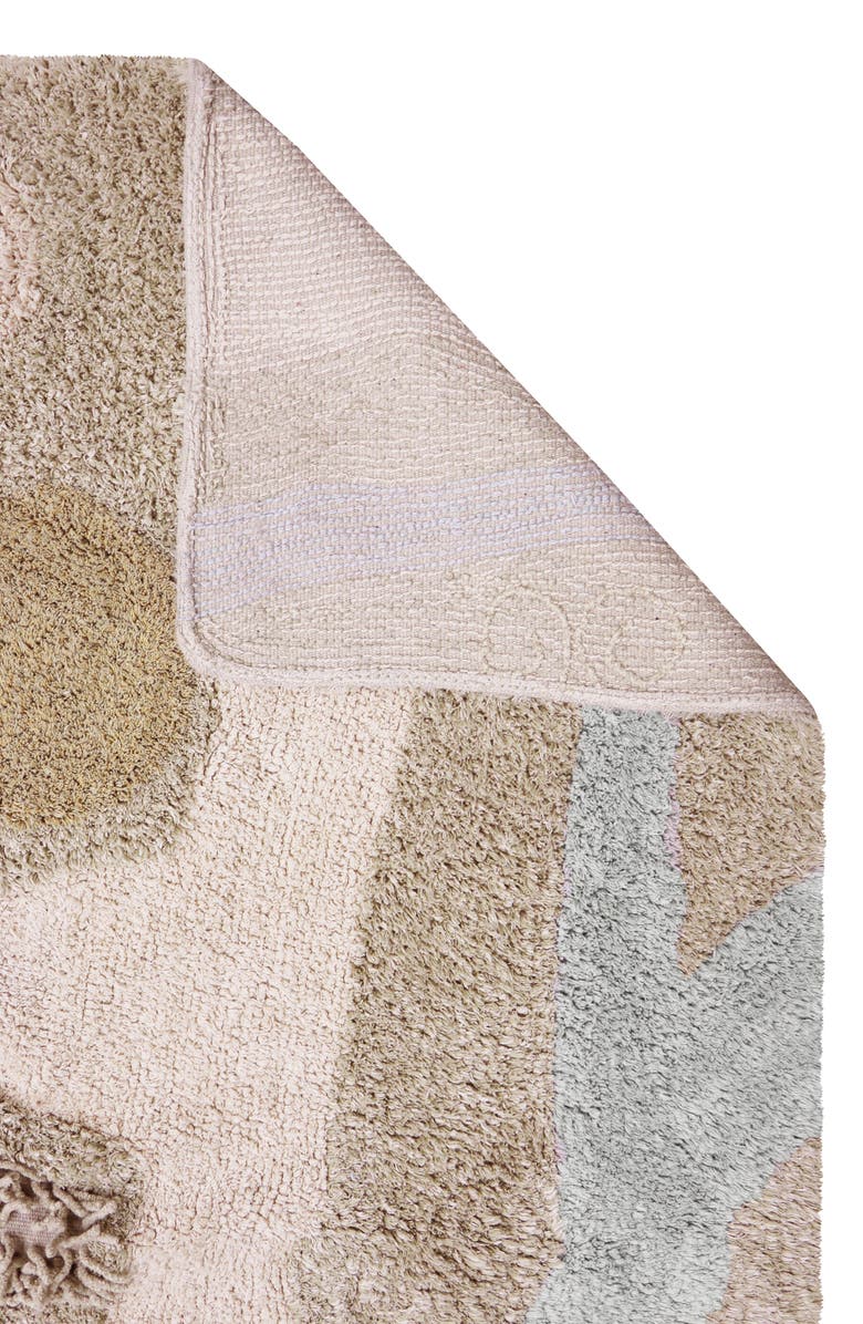 Lorena Canals Kids' Wasahable Path Play Rug, Alternate, color, Natural Olive Pearl Blue