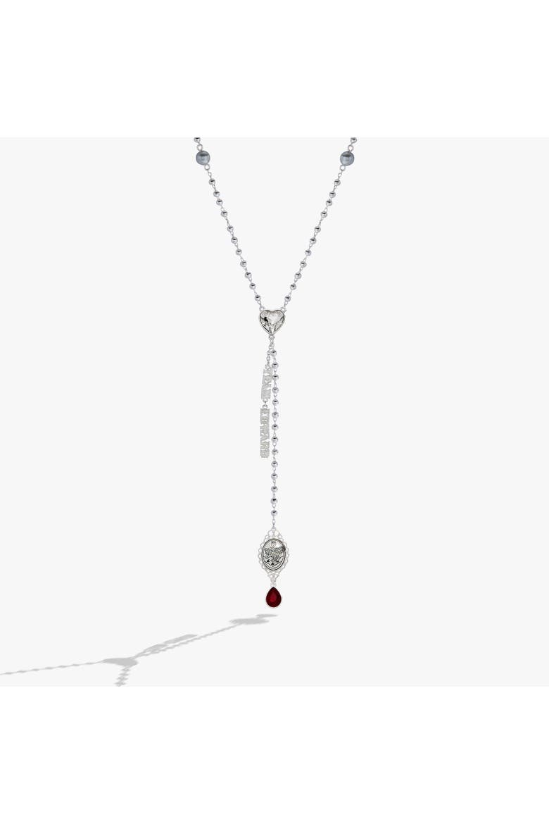 The Twilight Saga Edward Lariat Necklace, Main, color, Silver