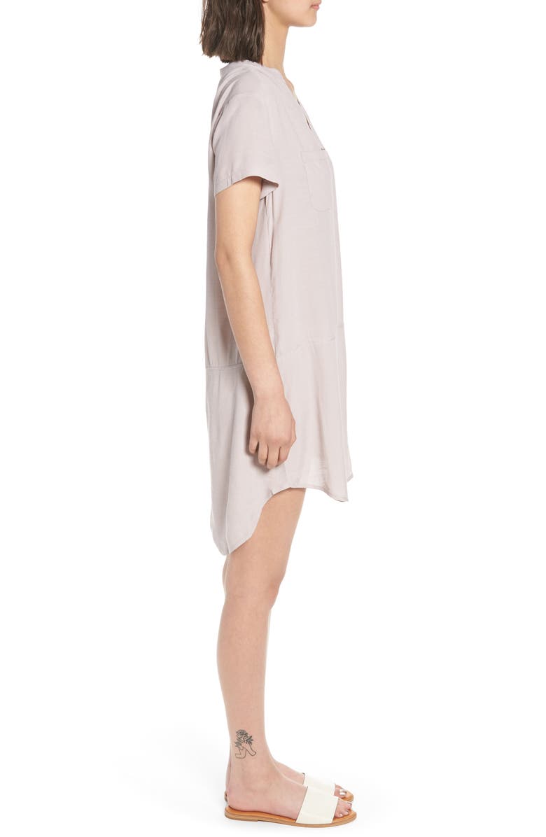 All in Favor Split Neck Shift Dress, Alternate, color,