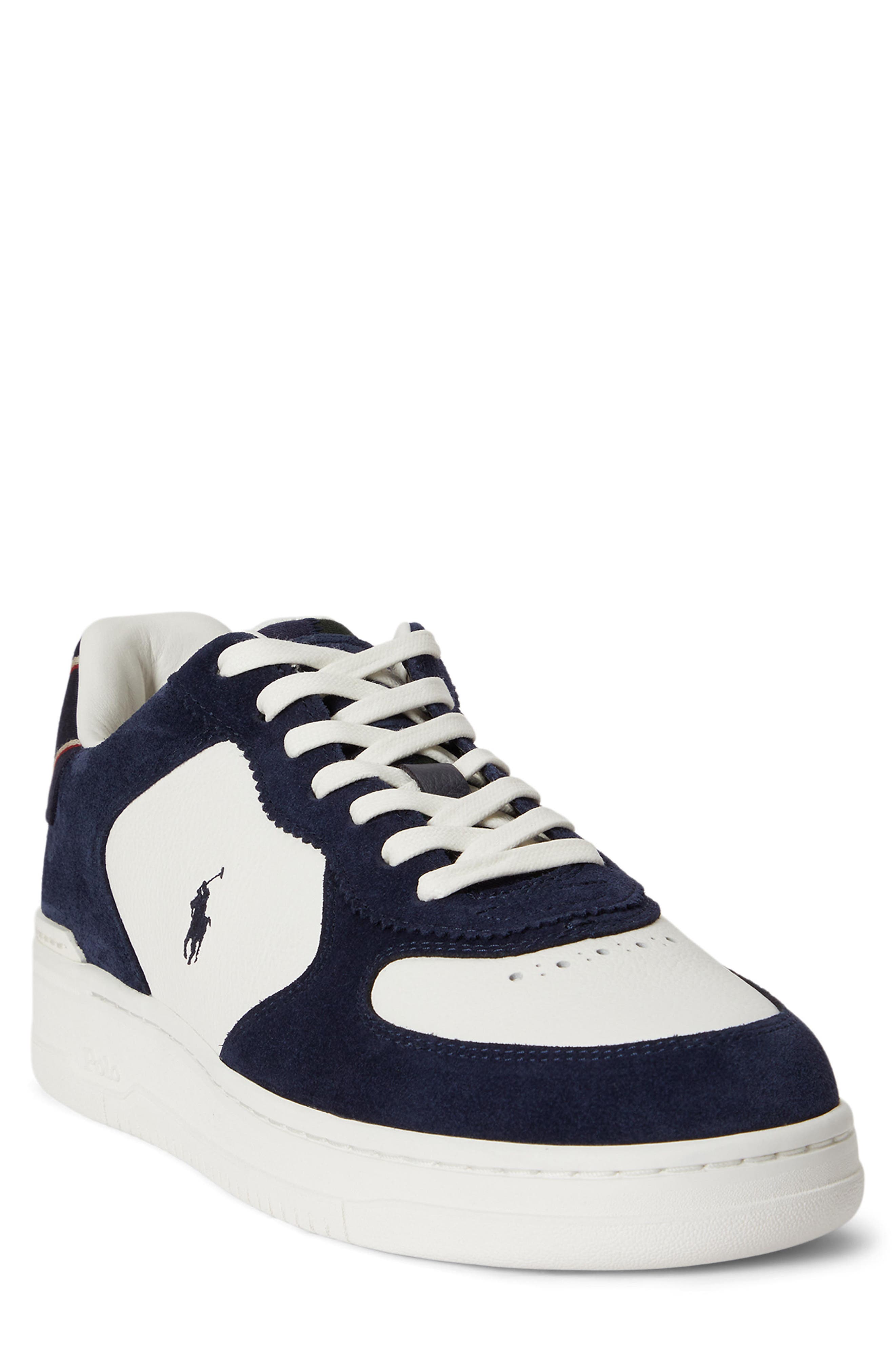 Masters Court Sneaker, Main, color, NAVY/ WHITE/ MULTI