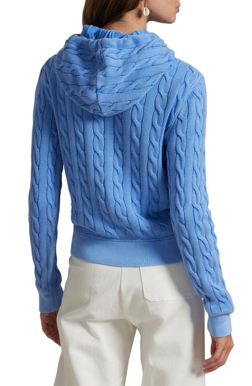 Polo Ralph Lauren Cable Knit Cotton Full Zip Hoodie