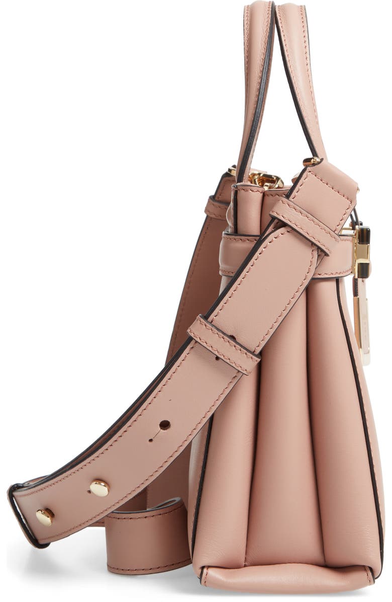 Serapian Milano Mini Meline Evolution Leather Bag, Alternate, color,