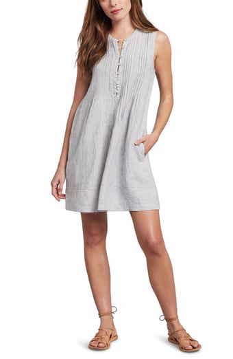 Faherty Isha Linen Swing Dress