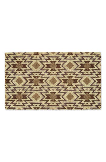 Design Imports Santa Fe Coir Doormat In Brown