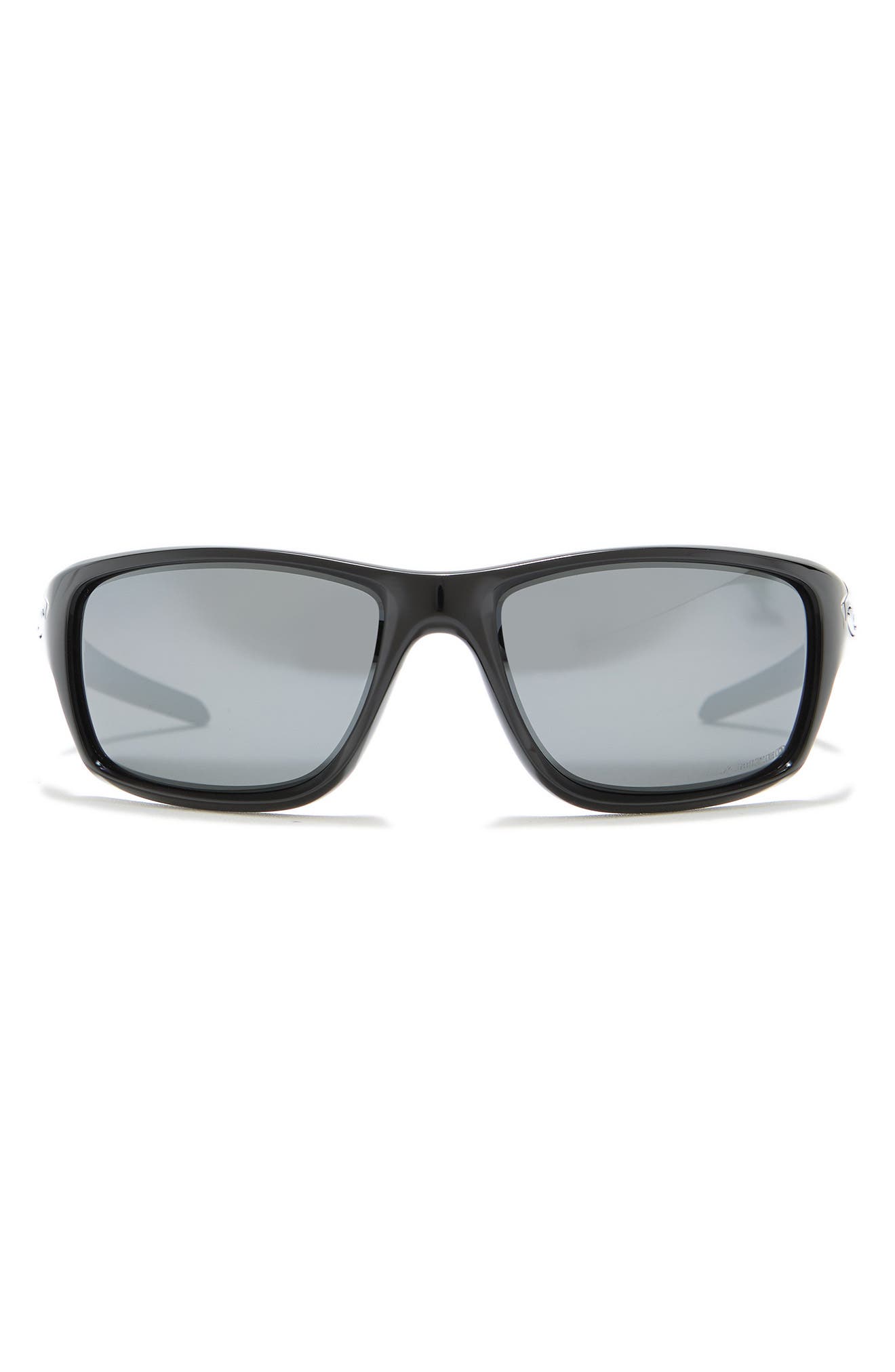 60mm Irid Polarized Rectangle Sunglasses